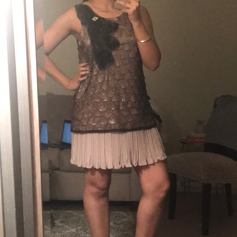 Blush 60’s style dress